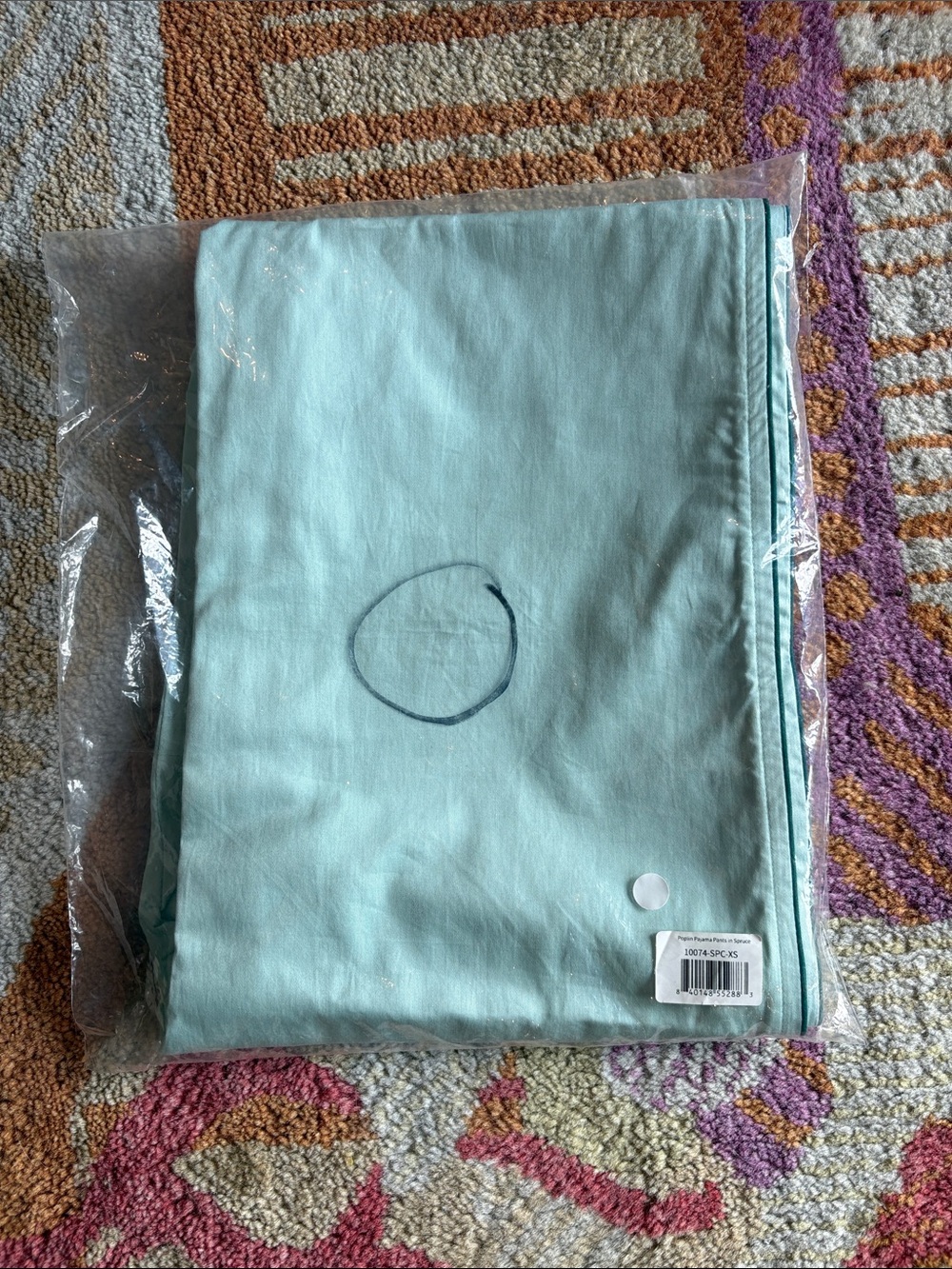 Lake Pajamas Poplin Pajama Pants in Spruce SZ XS NEW - Picture 5 of 6